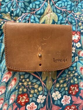 Love 41 Brown Leather Wallet